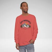 SCDS Awareness “Different Balance, Same Adventure” Comfort Colors Unisex Garment-dyed Long Sleeve T-Shirt