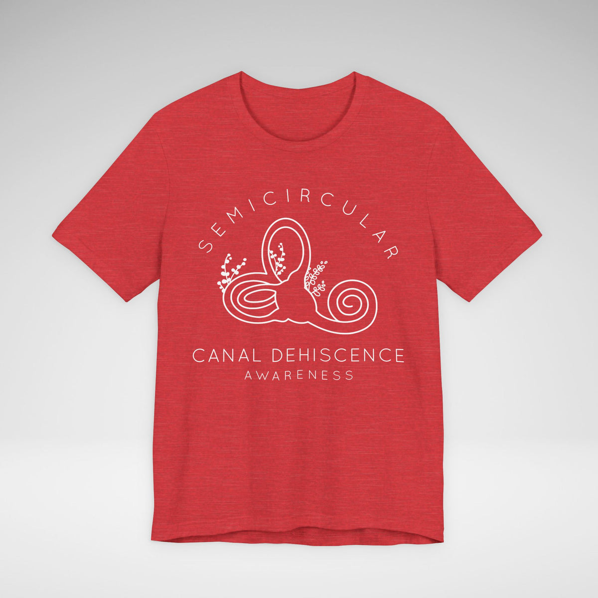 Semicircular Canal Dehiscence Awareness Awareness Bella Canvas Unisex Jersey Short Sleeve Tee