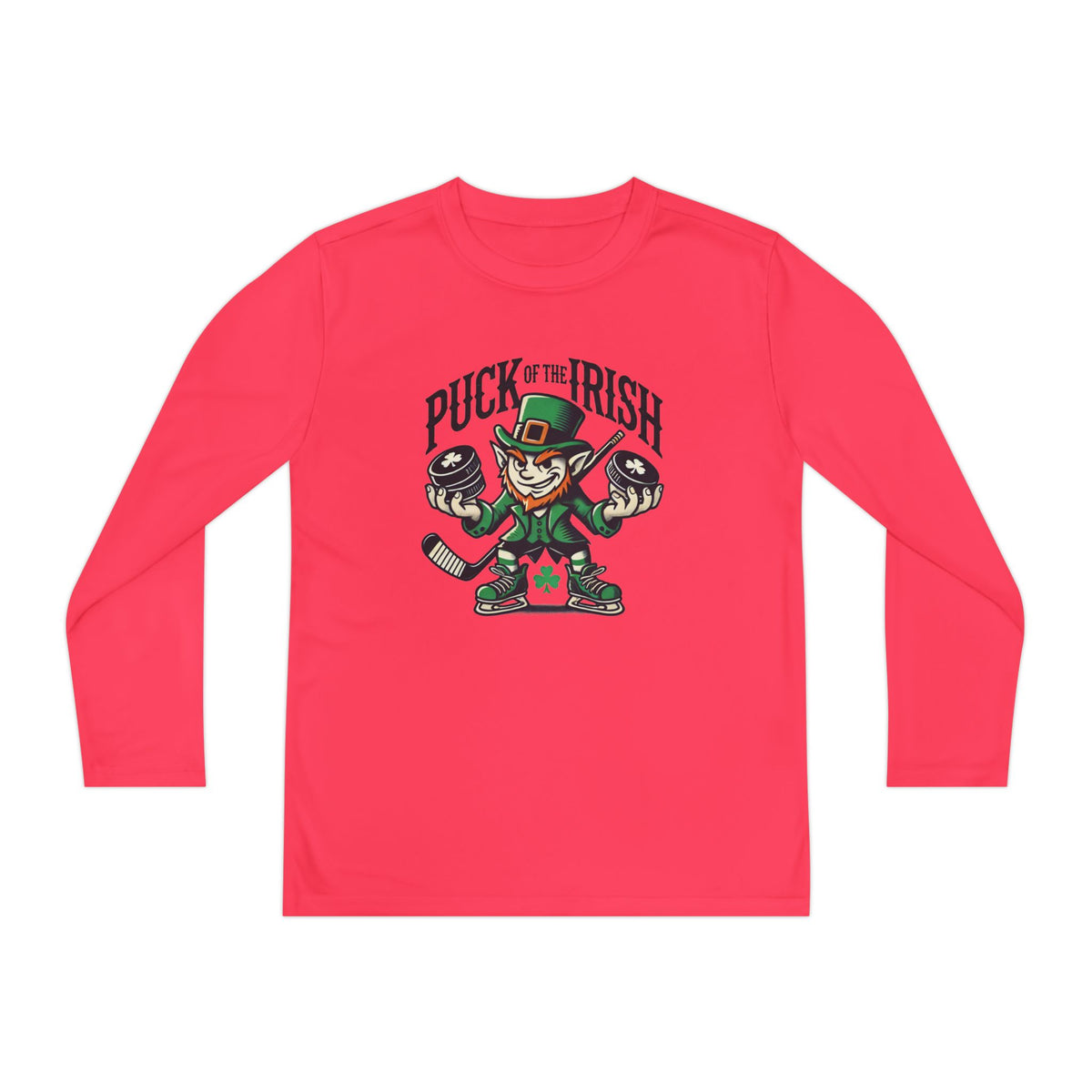 Puck of the Irish Youth Long Sleeve Competitor Tee