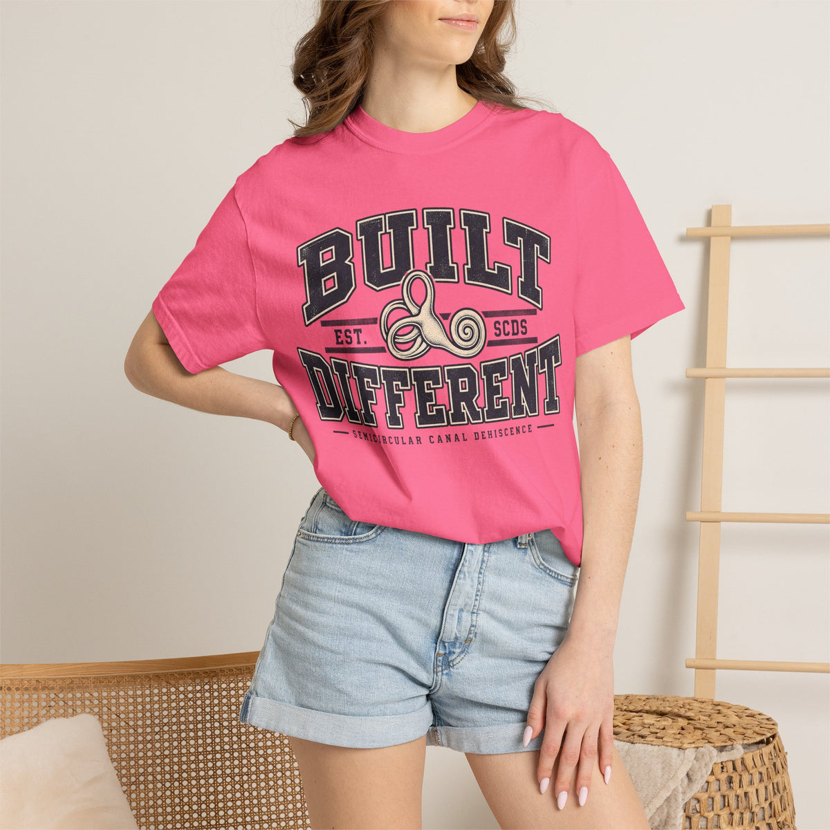 Built Different SCDS Awareness Comfort Colors Unisex Garment-Dyed T-shirt