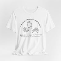 Déhiscence du canal semi-circulaire supérieur Bella Canvas Unisex Jersey Short Sleeve Tee