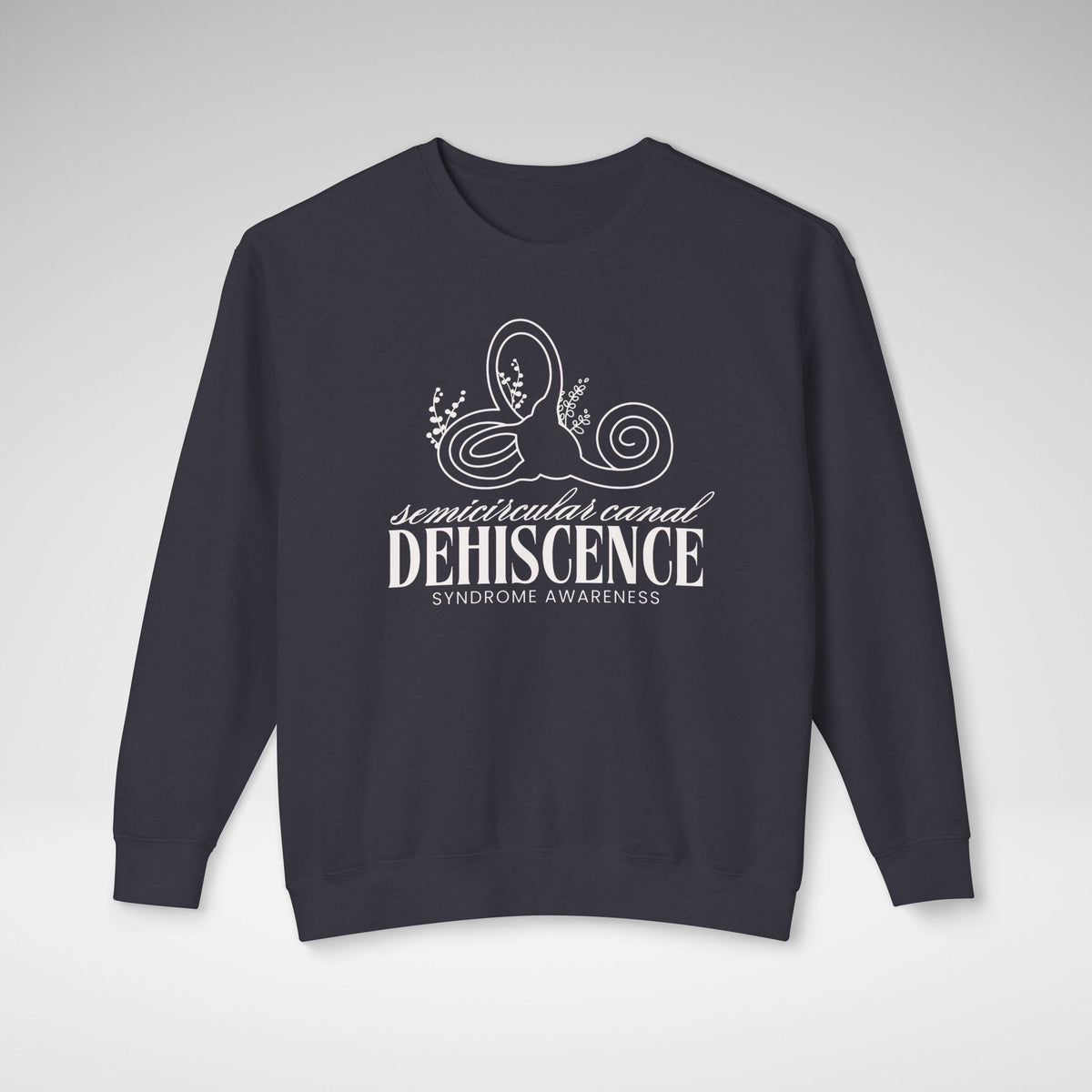 Semicircular Canal Dehiscence Syndrome Awareness Unisex Lightweight Comfort Colors Crewneck Sweatshirt