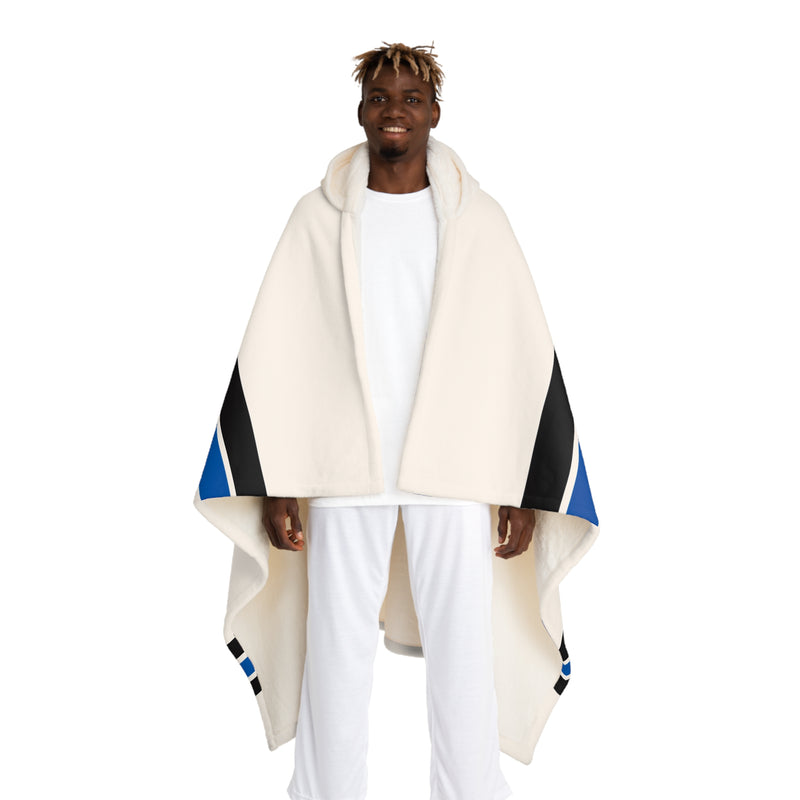 Custom Team Blanket Hooded Sherpa Fleece Blanket – Cozy Oversized Hooded Throw