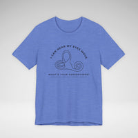 I Can Hear My Eyes Move SCDS Awareness Bella Canvas Unisex Jersey Short Sleeve Tee