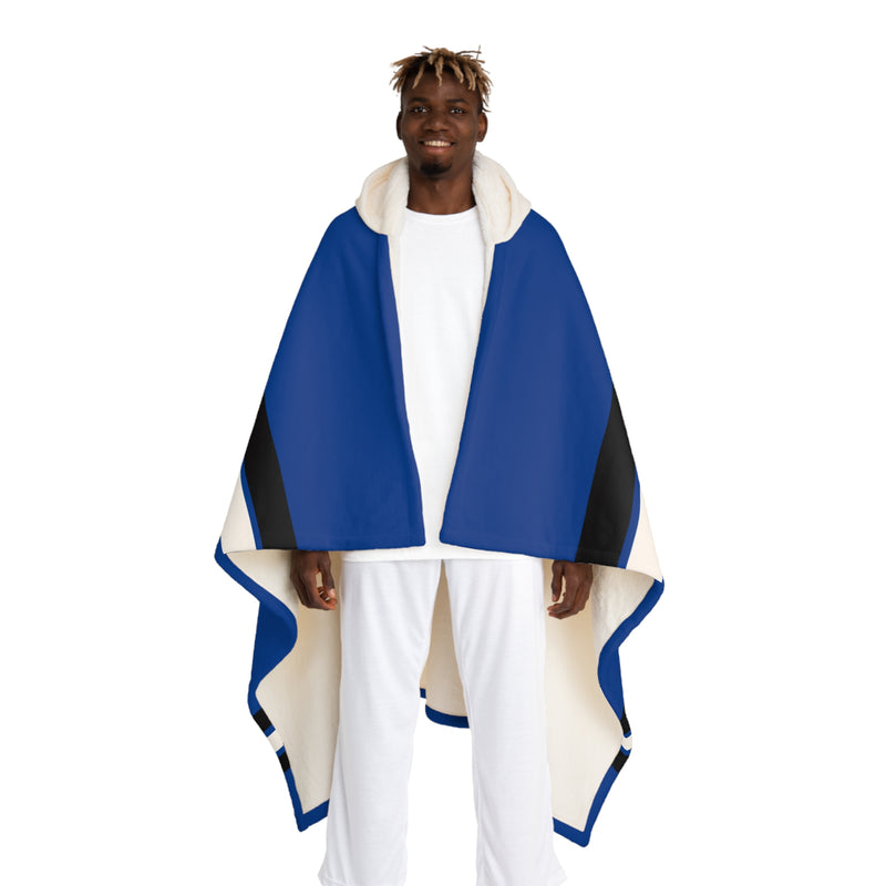 Custom Team Blanket Hooded Sherpa Fleece Blanket – Cozy Oversized Hooded Throw