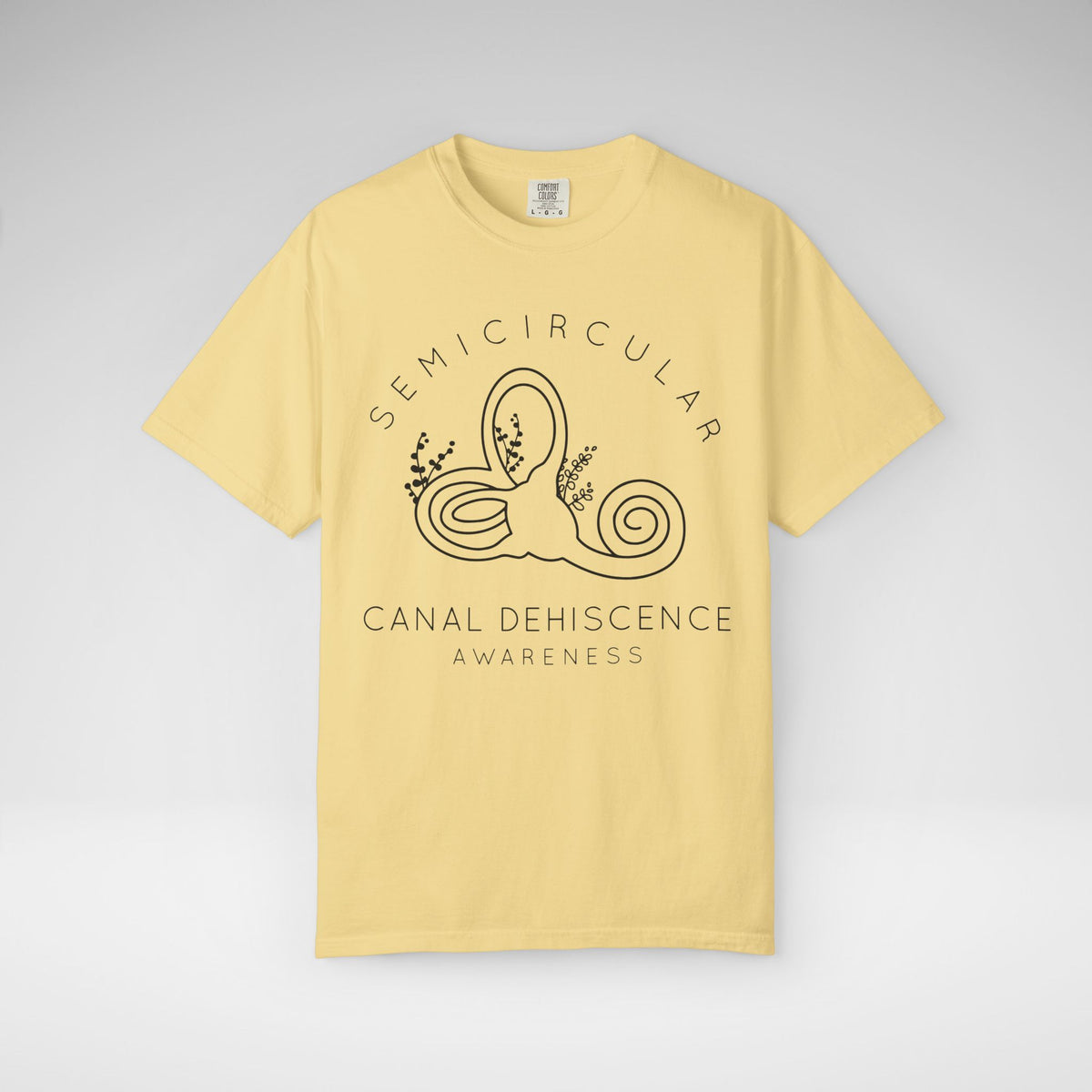 Semicircular Canal Dehiscence Comfort Colors Unisex Garment-Dyed T-shirt
