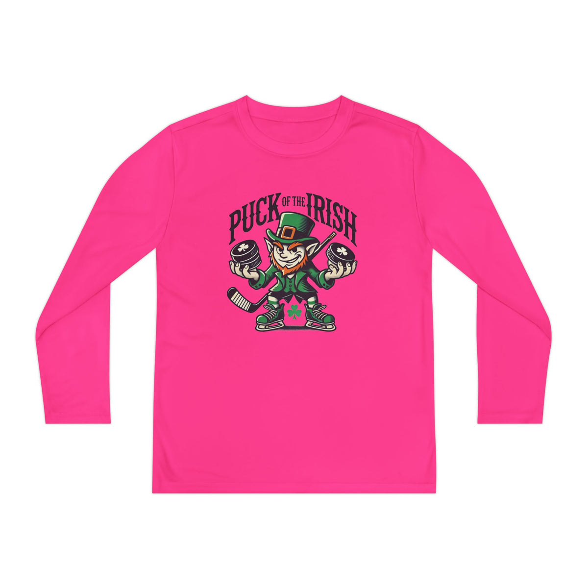 Puck of the Irish Youth Long Sleeve Competitor Tee