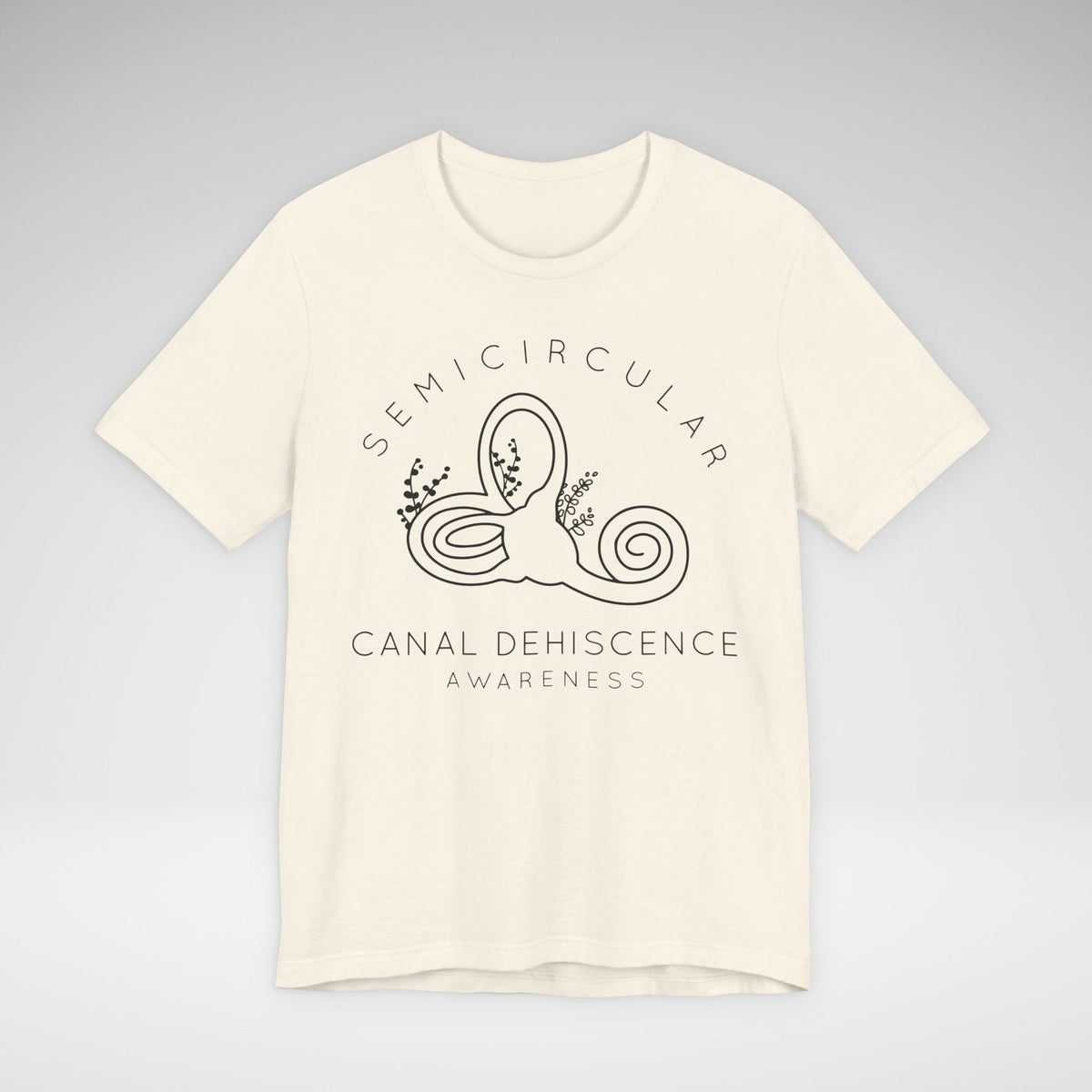 Semicircular Canal Dehiscence Awareness Awareness Bella Canvas Unisex Jersey Short Sleeve Tee
