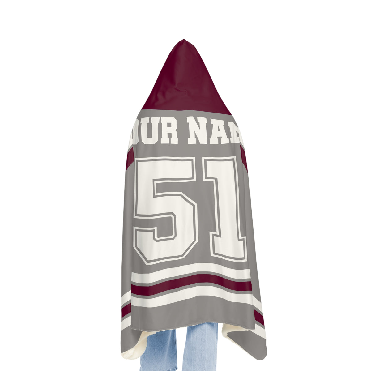 Custom Team Hooded Blanket