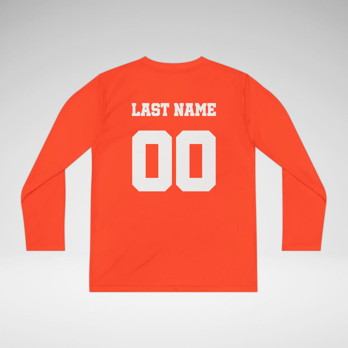 Custom Youth Team Long Sleeve Performance Shirt