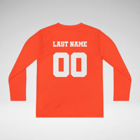 Custom Youth Team Long Sleeve Performance Shirt