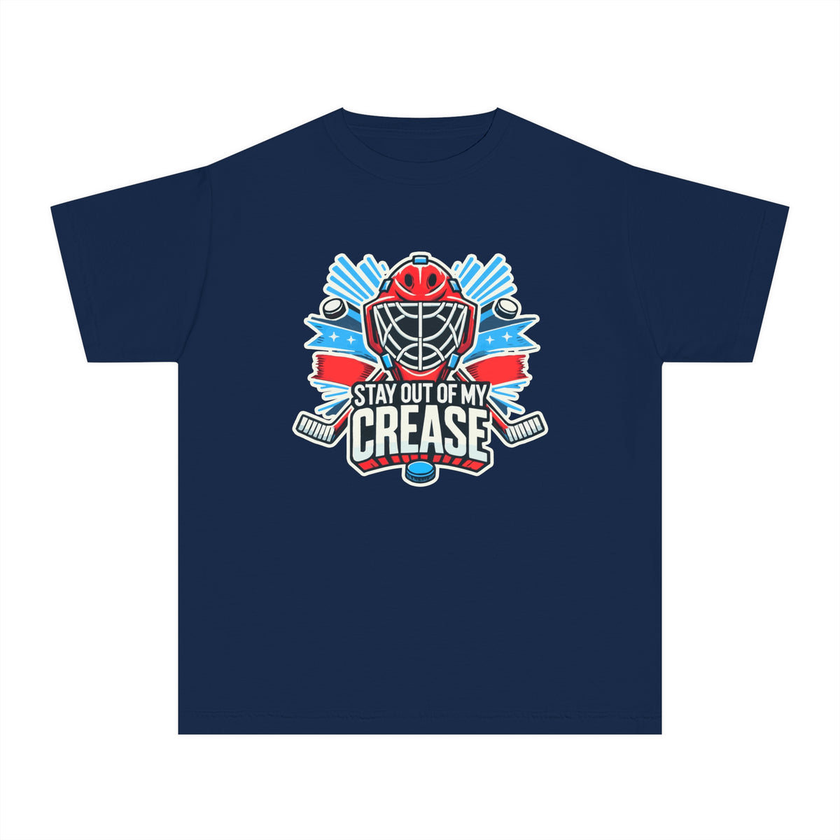 Stay Out Of My Crease Comfort Colors Youth Midweight Tee