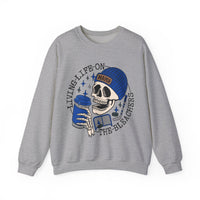 Living Life on the Bleachers Unisex Heavy Blend™ Crewneck Sweatshirt