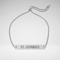 Custom Adjustable Name & Number Bracelet