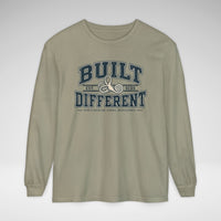 Built Different SCDS Awareness Comfort Colors Unisex Garment-dyed Long Sleeve T-Shirt