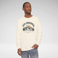 SCDS Awareness “Different Balance, Same Adventure” Comfort Colors Unisex Garment-dyed Long Sleeve T-Shirt