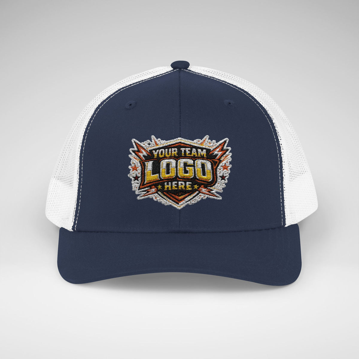 Custom Team Logo Patch Snapback Trucker Cap
