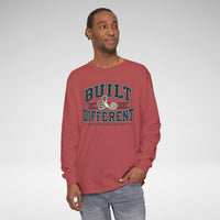 Built Different SCDS Awareness Comfort Colors Unisex Garment-dyed Long Sleeve T-Shirt