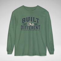 Built Different SCDS Awareness Comfort Colors Unisex Garment-dyed Long Sleeve T-Shirt