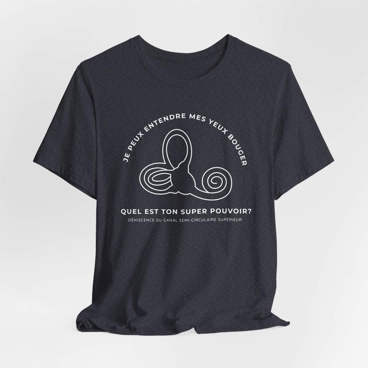 Déhiscence du canal semi-circulaire supérieur Bella Canvas Unisex Jersey Short Sleeve Tee