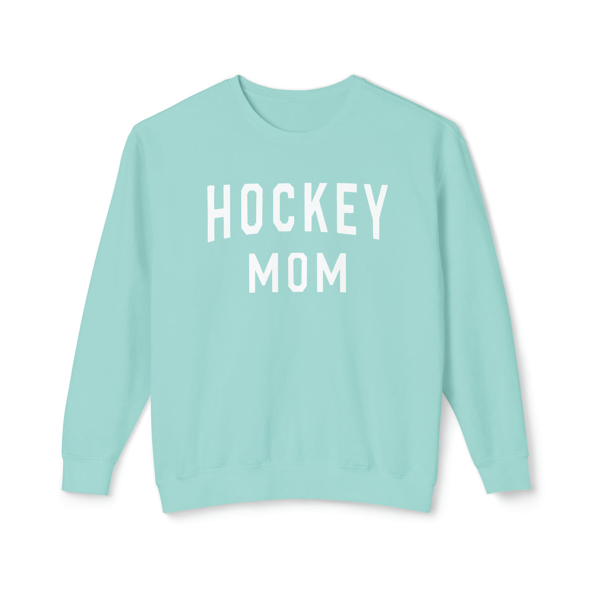 Hockey Mom Comfort Colors Unisex Lightweight Crewneck Sweatshirt