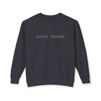 Hockey Grandma Comfort Colors Unisex Lightweight Crewneck Sweatshirt