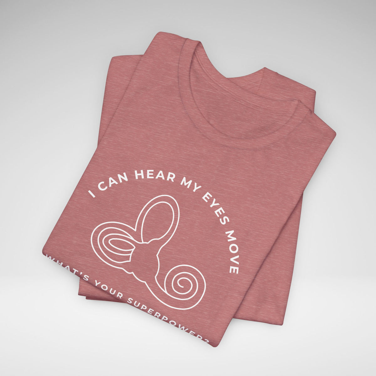 I Can Hear My Eyes Move SCDS Awareness Bella Canvas Unisex Jersey Short Sleeve Tee