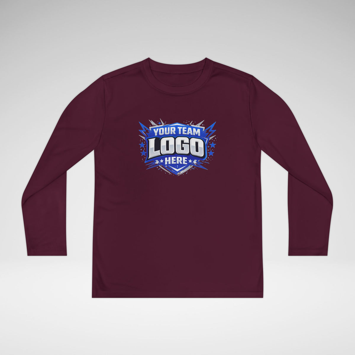 Custom Youth Team Long Sleeve Performance Shirt
