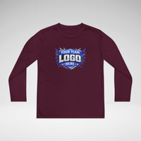 Custom Youth Team Long Sleeve Performance Shirt