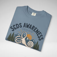 SCDS Awareness “Different Balance, Same Adventure” Comfort Colors Unisex Garment-Dyed T-shirt