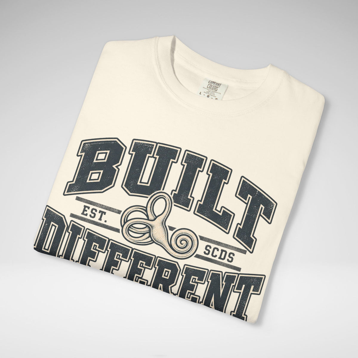 Built Different SCDS Awareness Comfort Colors Unisex Garment-Dyed T-shirt