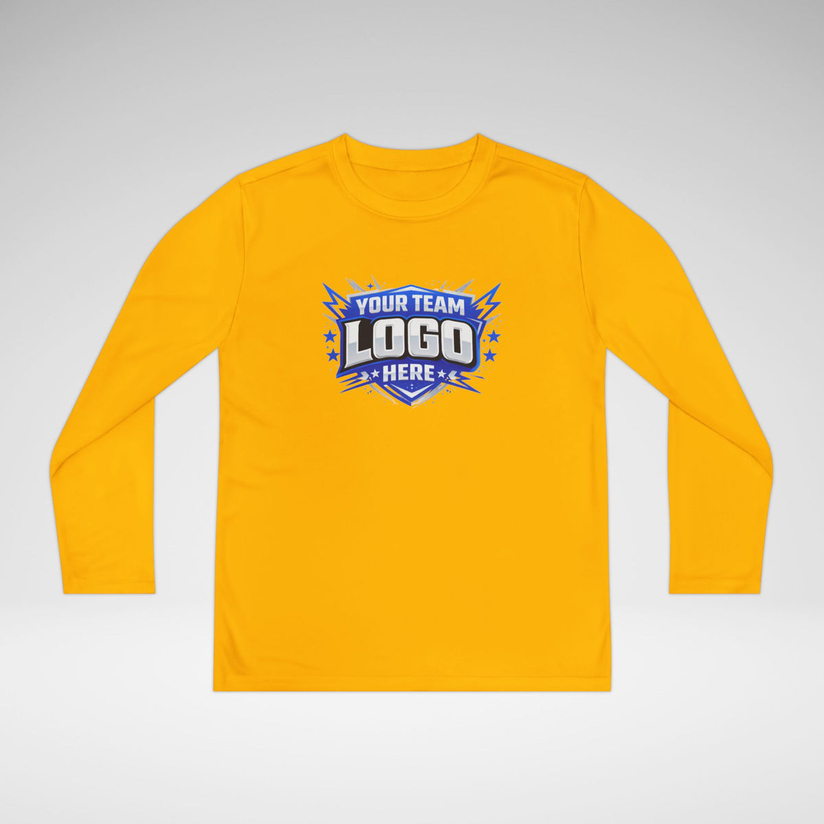 Custom Youth Team Long Sleeve Performance Shirt