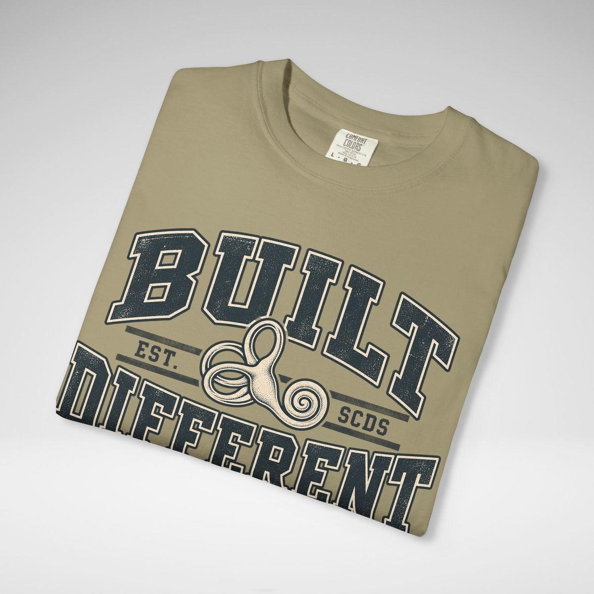 Built Different SCDS Awareness Comfort Colors Unisex Garment-Dyed T-shirt