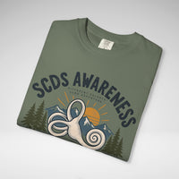 SCDS Awareness “Different Balance, Same Adventure” Comfort Colors Unisex Garment-Dyed T-shirt