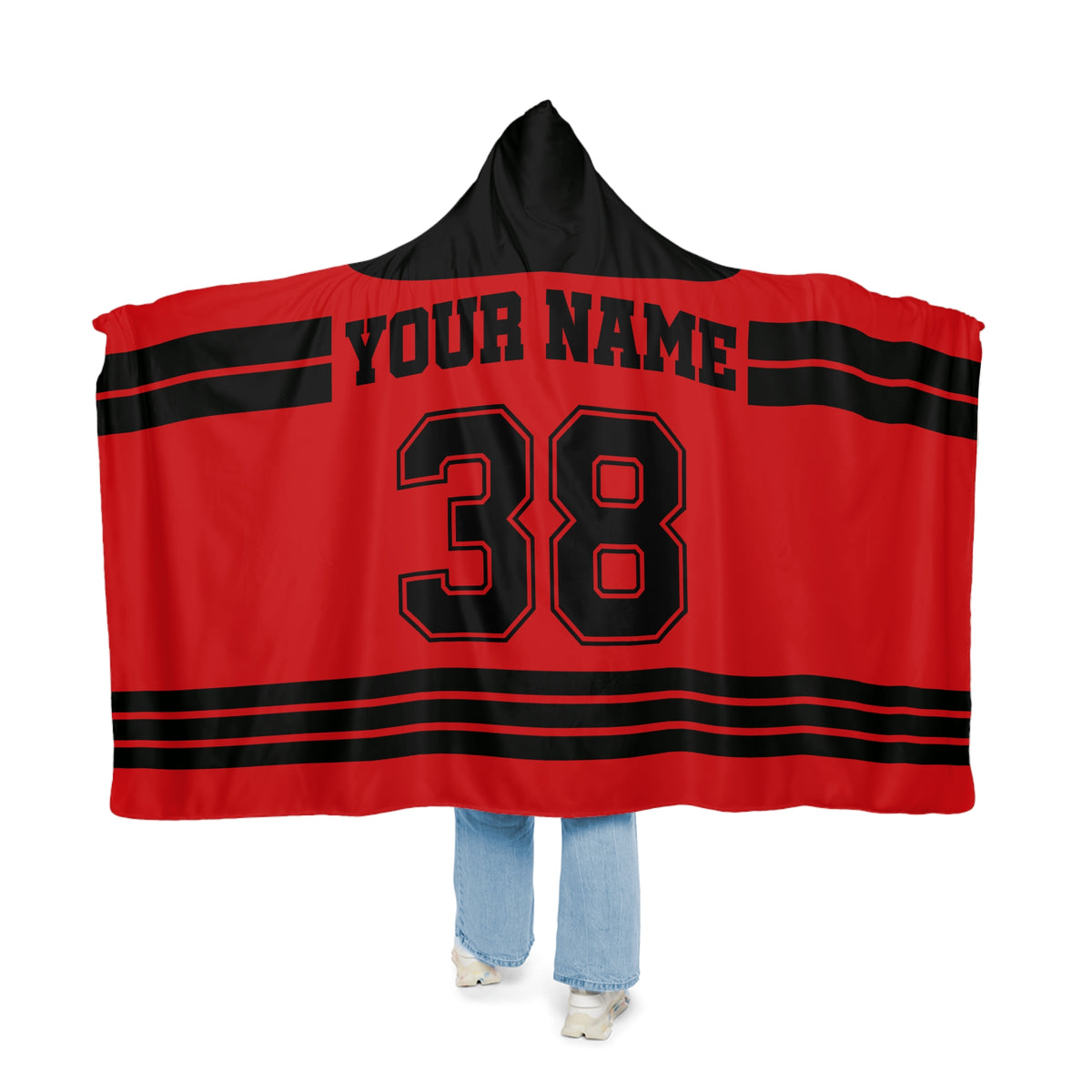 Custom Team Hooded Blanket