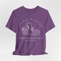 Semicircular Canal Dehiscence Awareness Awareness Bella Canvas Unisex Jersey Short Sleeve Tee