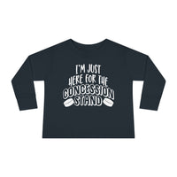 I'm Just Here For The Concession Stand Toddler Long Sleeve Tee