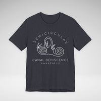 Semicircular Canal Dehiscence Awareness Awareness Bella Canvas Unisex Jersey Short Sleeve Tee