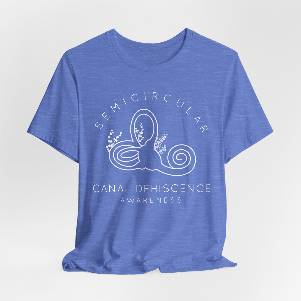 Semicircular Canal Dehiscence Awareness Awareness Bella Canvas Unisex Jersey Short Sleeve Tee