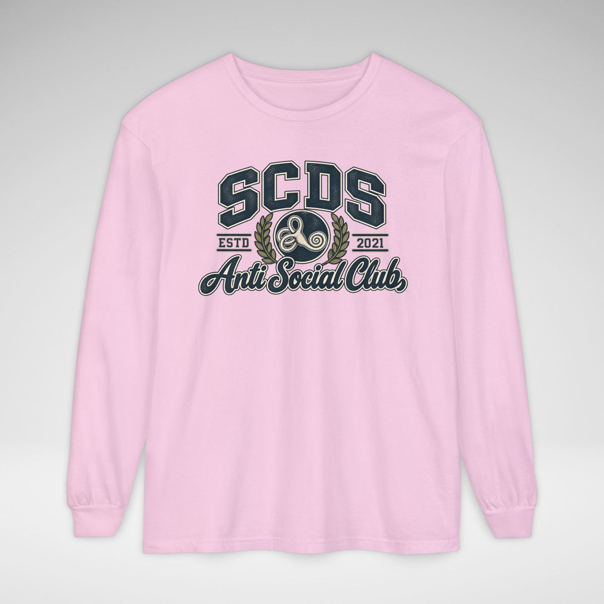 SCDS Anti Social Club Comfort Colors Unisex Garment-dyed Long Sleeve T-Shirt