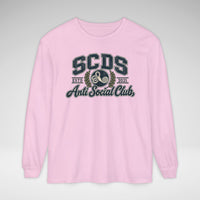 SCDS Anti Social Club Comfort Colors Unisex Garment-dyed Long Sleeve T-Shirt