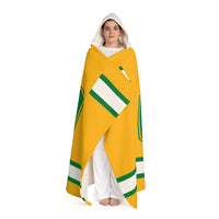 Custom Team Blanket Hooded Sherpa Fleece Blanket – Cozy Oversized Hooded Throw