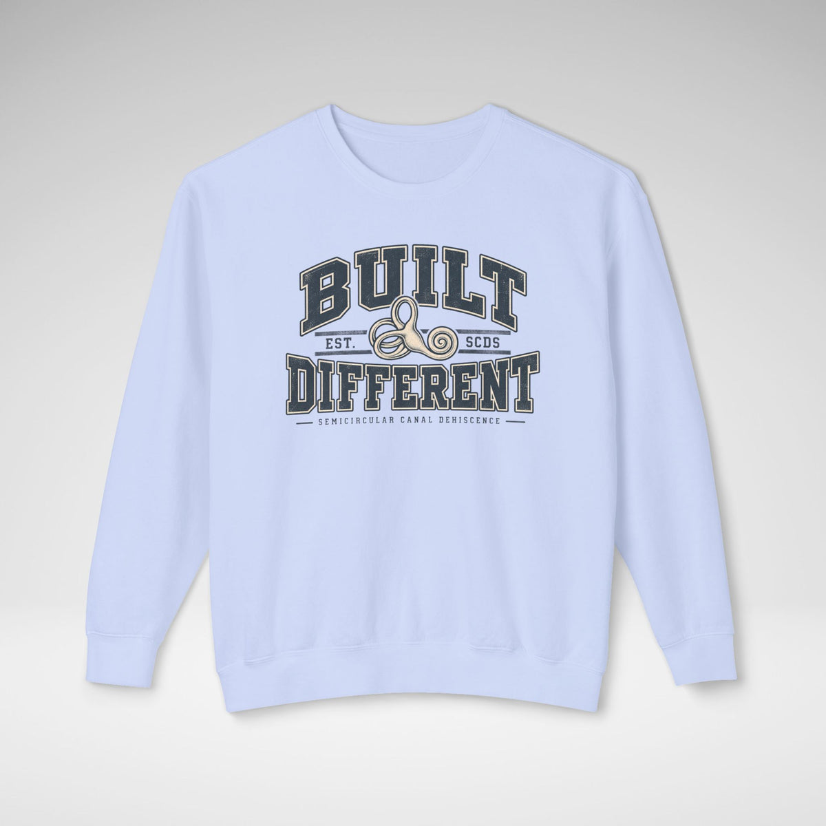 Built Different SCDS Awareness Comfort Colors® Crewneck Sweatshirt