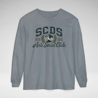 SCDS Anti Social Club Comfort Colors Unisex Garment-dyed Long Sleeve T-Shirt