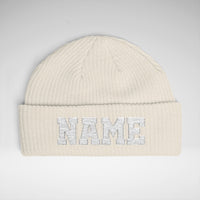 Custom Team Beanie Personalized Sports Beanie Custom Name Number Hat Team Spirit Winter Hat