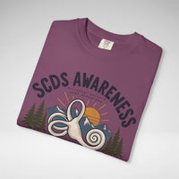 SCDS Awareness “Different Balance, Same Adventure” Comfort Colors Unisex Garment-Dyed T-shirt