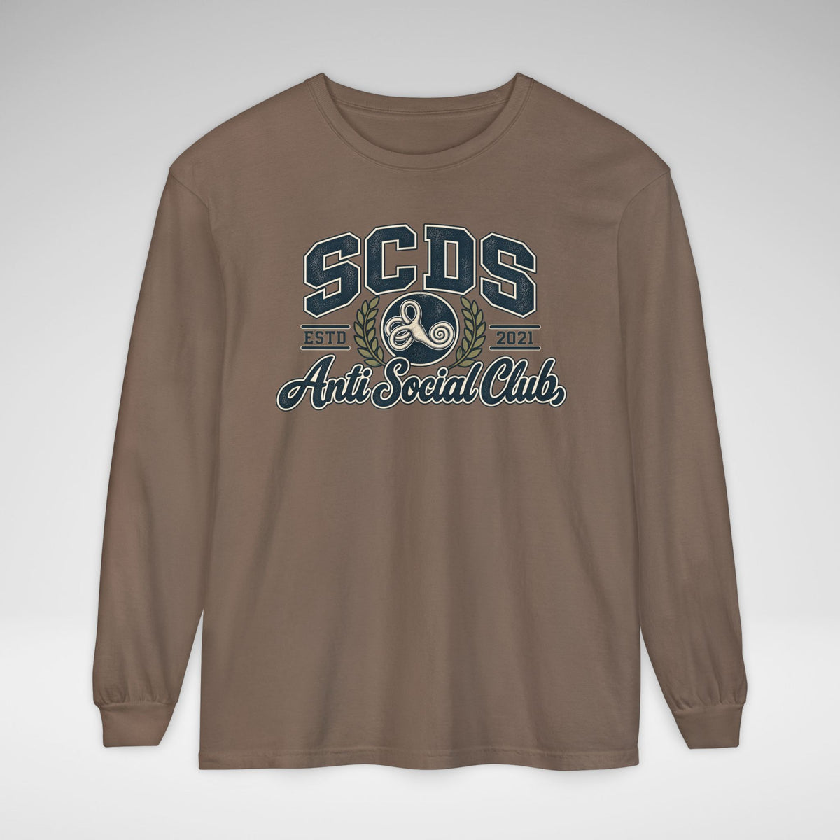 SCDS Anti Social Club Comfort Colors Unisex Garment-dyed Long Sleeve T-Shirt