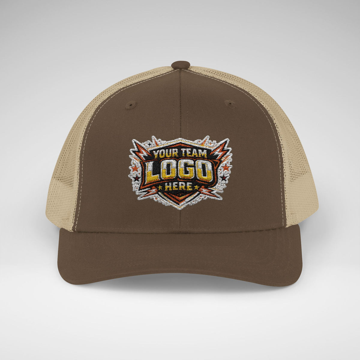 Custom Team Logo Patch Snapback Trucker Cap