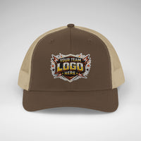 Custom Team Logo Patch Snapback Trucker Cap
