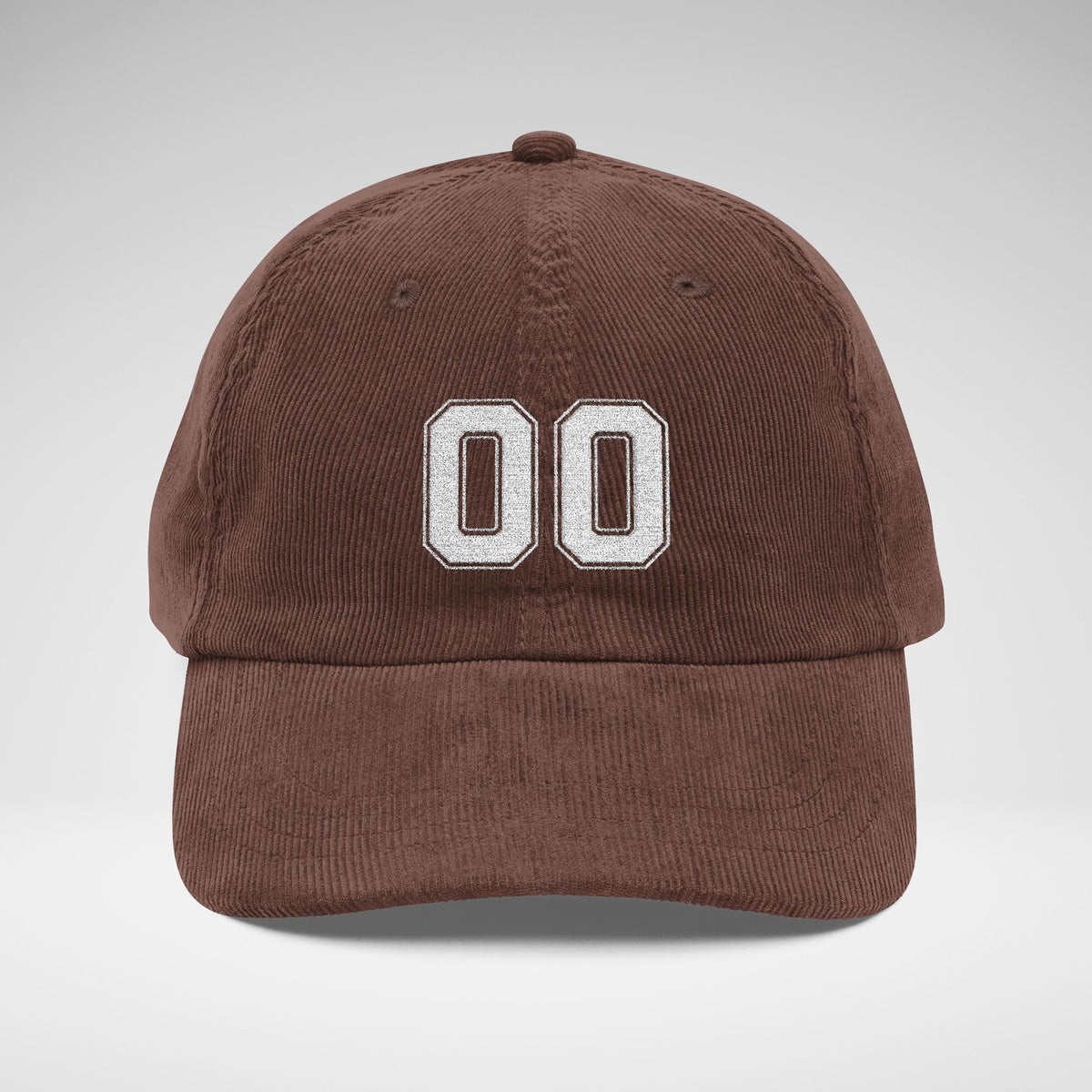 Custom Number Corduroy Hat